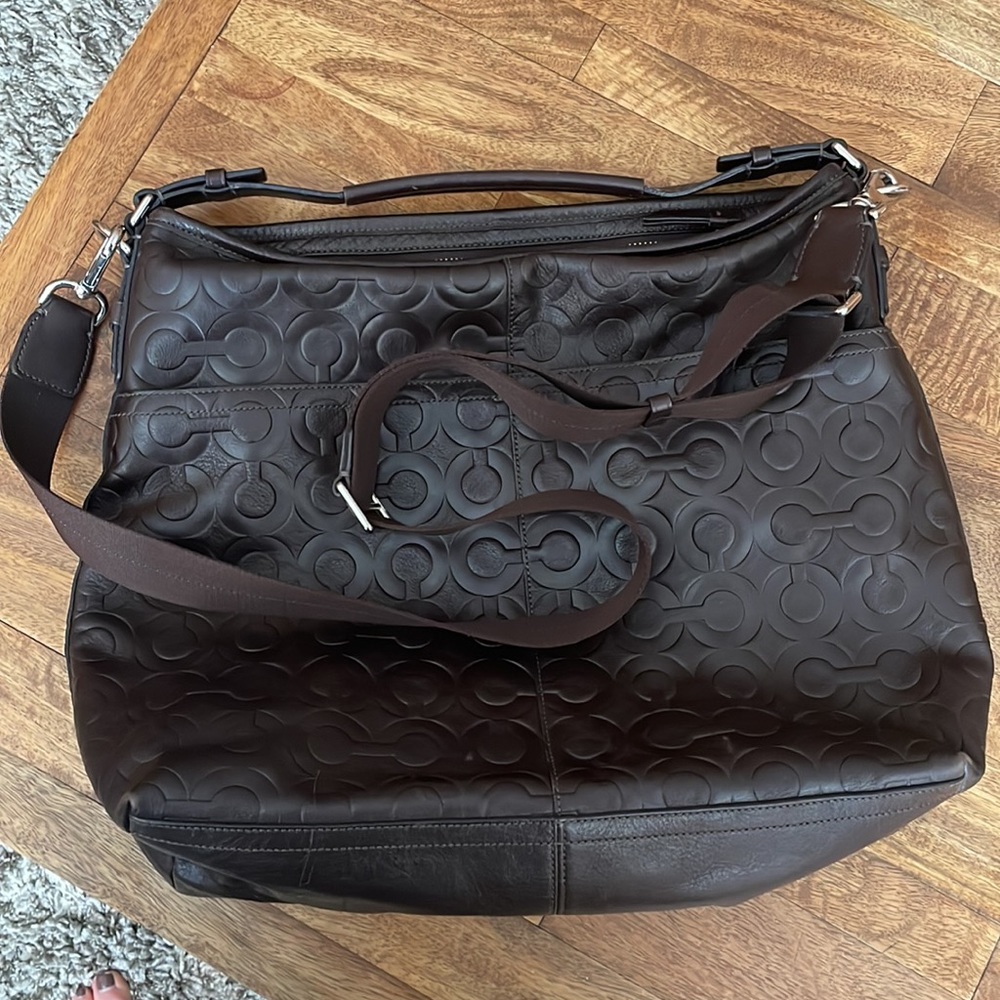 Coach Op Art Shoulder Bag Gem